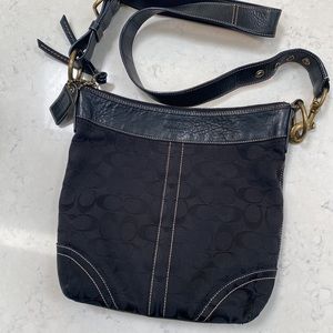 Coach black crossbody bag. Used condition but great bag with some wear left!